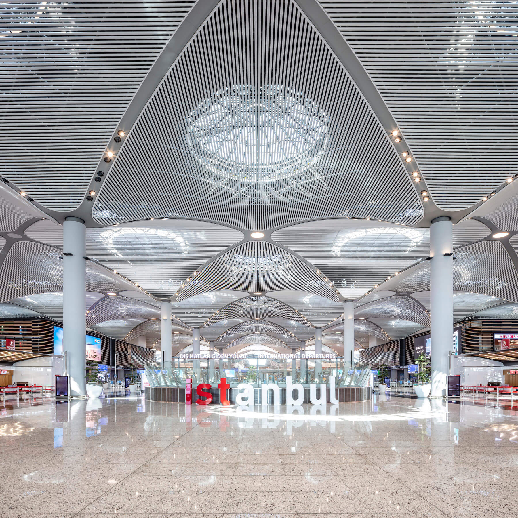 istanbul airport terminal area