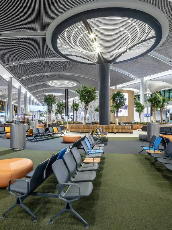 istanbul airport terminal görüntüsü