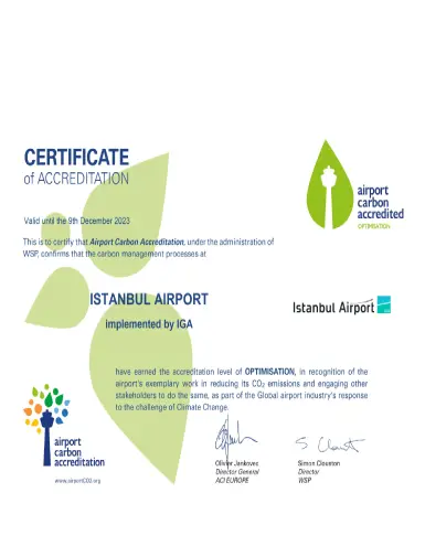Carbon Emissions Certificate