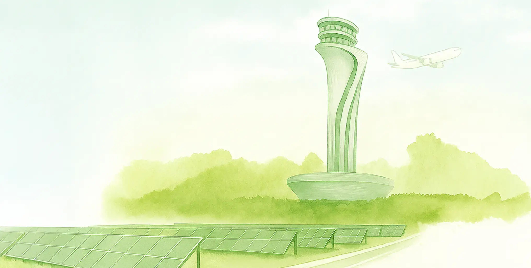 geniş açıdan istanbul havalimanı güneş enerjisi panelleri