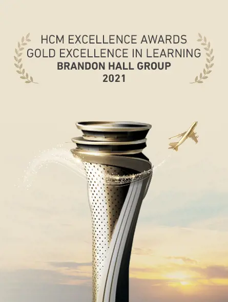 gold exellence in learning award