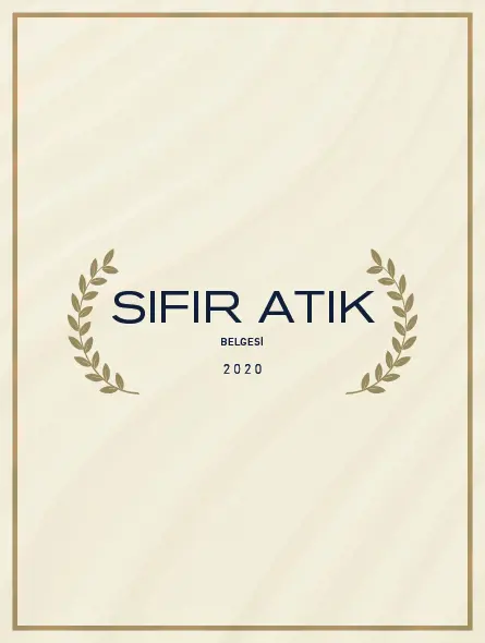 sıfır atık belgesi