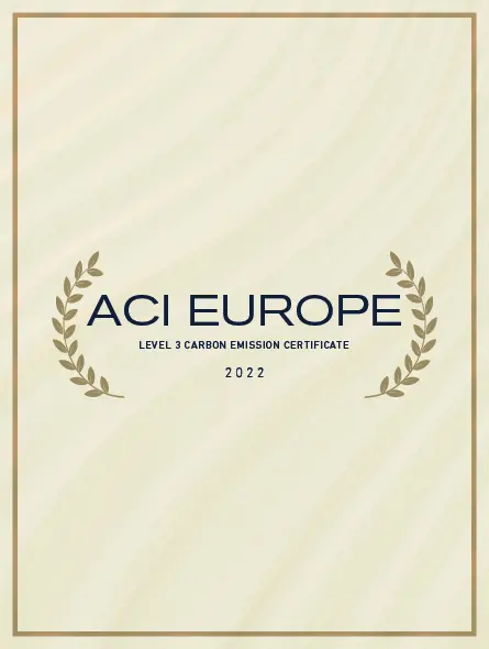 aci europe level 3 carbon emission certificate 2022
