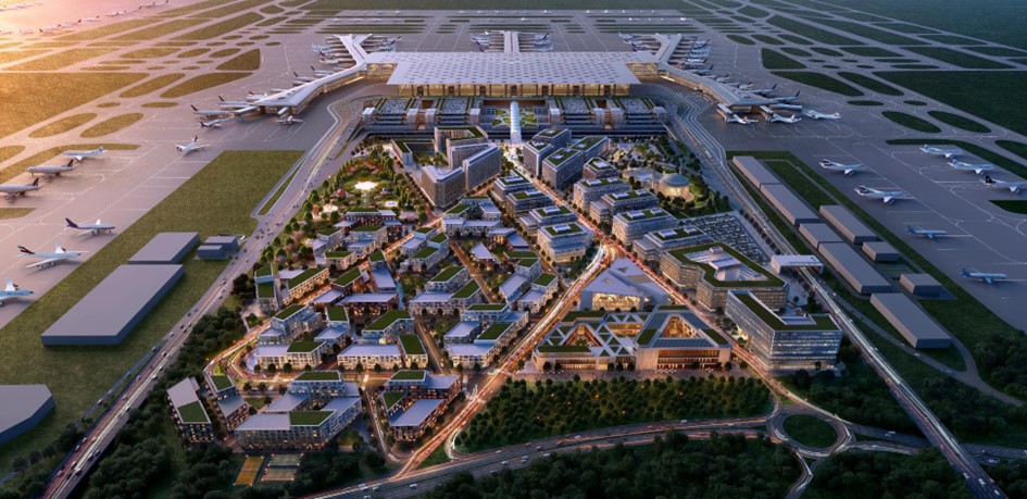 istanbul airport city detail photo